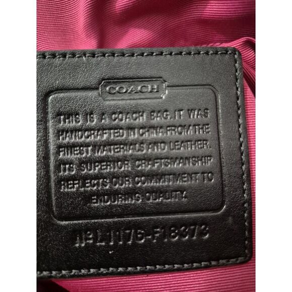 Coach Signature Coated Canvas Diaper Bag/Laptop Bag - Picture 7 of 10